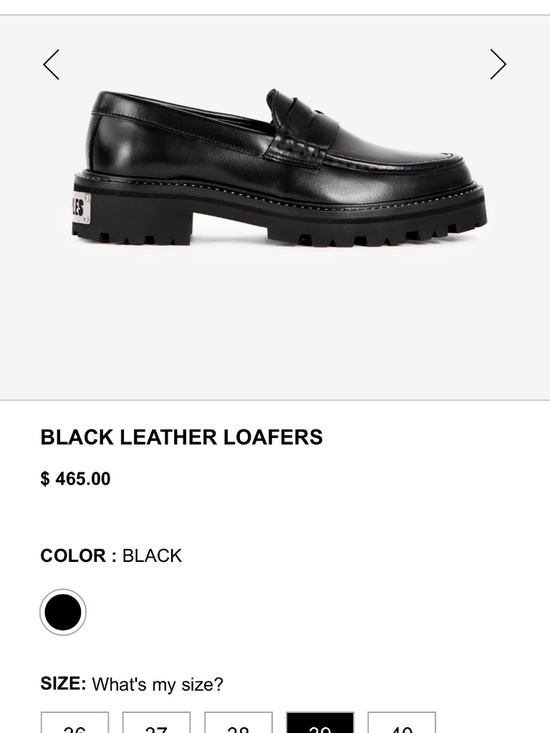 The Kooples Shoes - The Kooples Black Chunky Leather Loafers